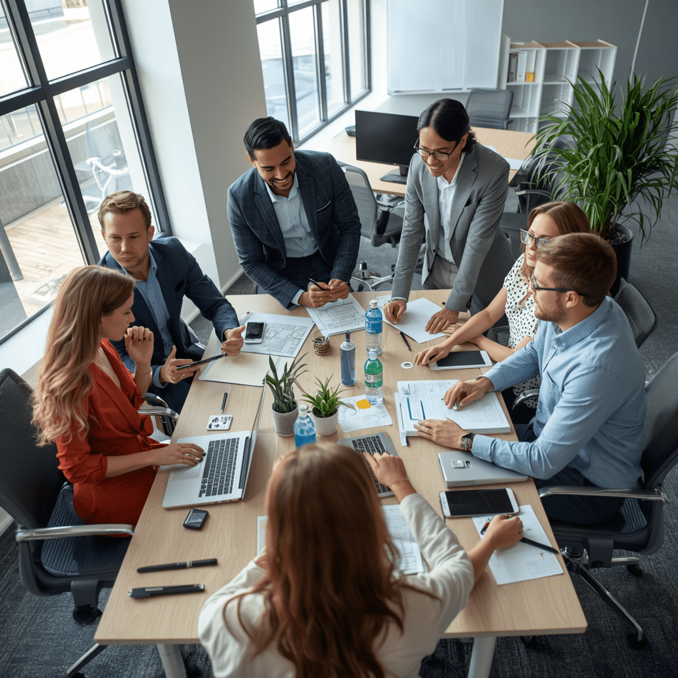Business Team Meeting - graphicpicker.com