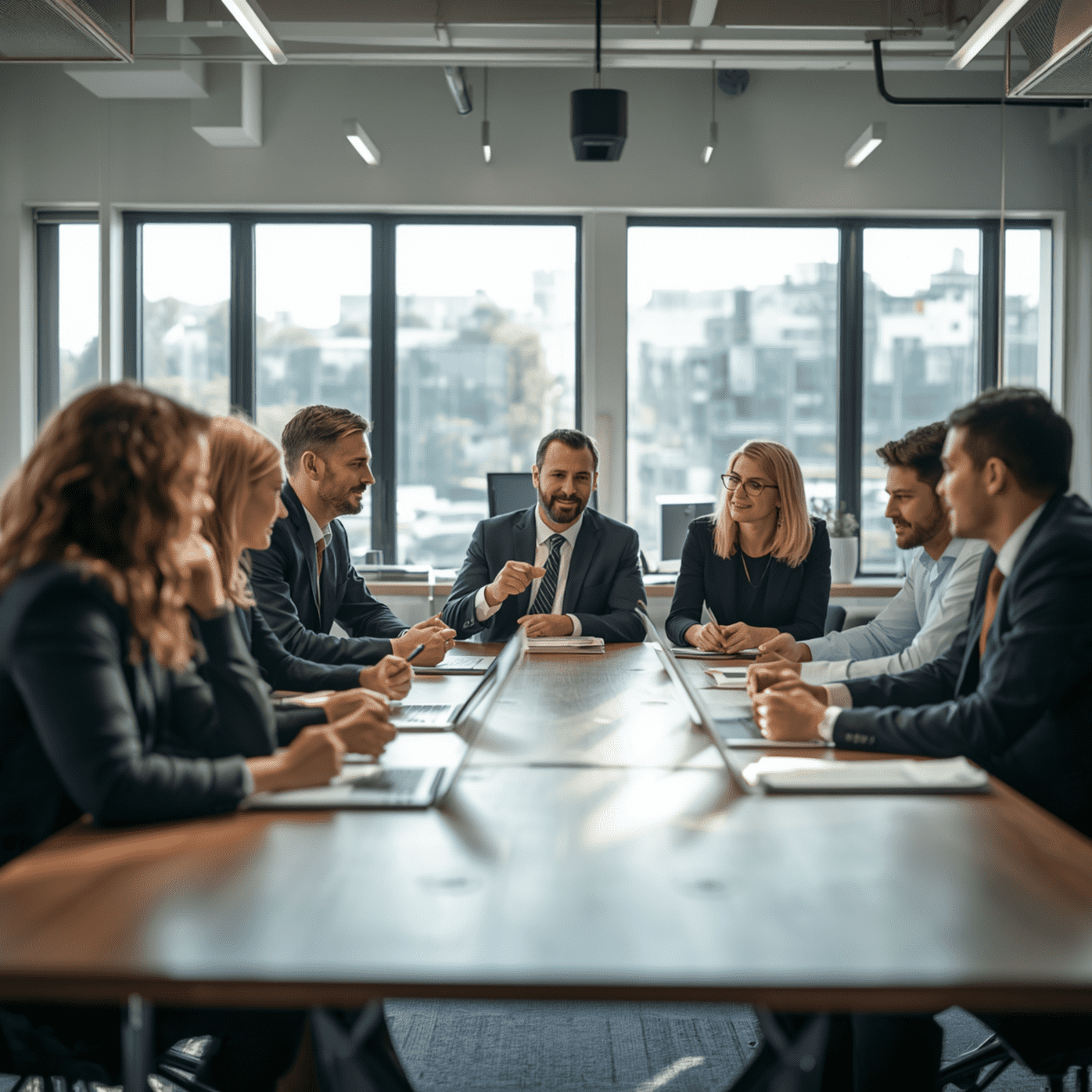 Professional Business Team Meeting - graphicpicker.com