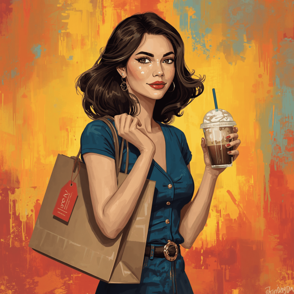 Illustration with Coffee